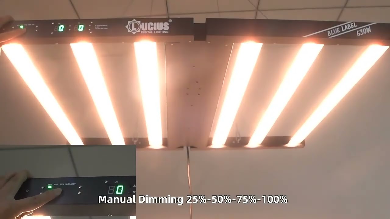 Lucius 630W LED Grow Light With UV IR