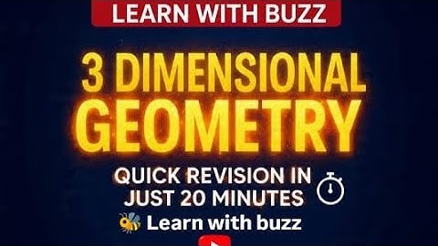 🎯 3D Geometry in Just 20 Minutes | Class 12 CBSE | Easiest Explanation for Board Exam 2025