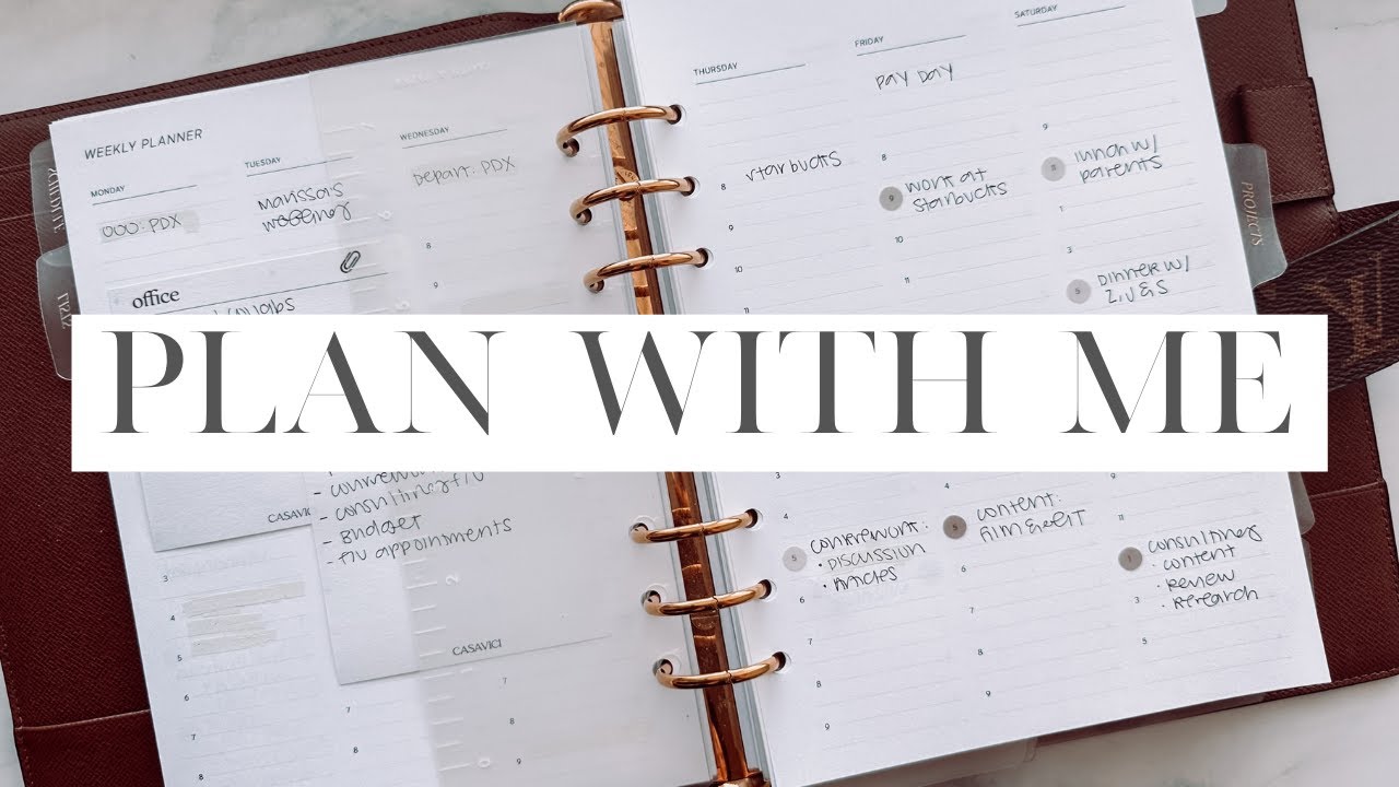 Minimalist Weekly Vertical Planner Inserts - 8Lotus