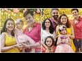 Actor ganesh  nisha daughter samaira 4th birt.ay celebration  with rio  amith family