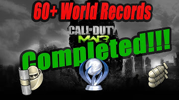 MW3 100% Completed - 66 World Records, MOAB on every map, All guns Gold, Platinum Trophy