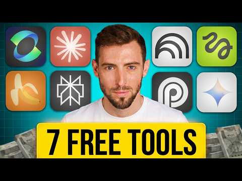 7 FREE AI Tools That Replace $500/Month in Software (2026) thumbnail