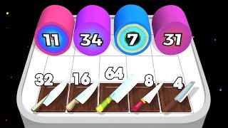 MERGE KNIVES 2048 - ASMR Merge Battles @androidweeklygame screenshot 4