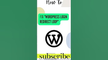 Fix WordPress Login Redirect Loop