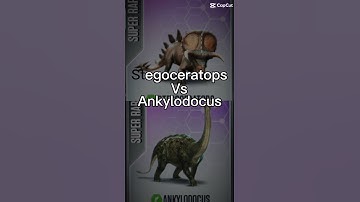 Stegoceratops Vs Ankylodocus | JWTG #dinosaurs #jurassicworld #hybrids #edit #shorts