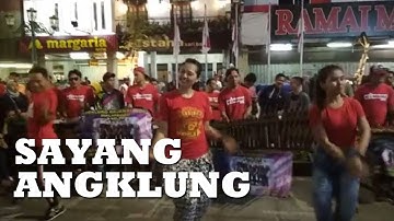 SAYANG VIA VALLEN - COVER ANGKLUNG RAJAWALI MALIOBORO YOGYAKARTA