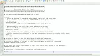 Essentials Config /Begginers