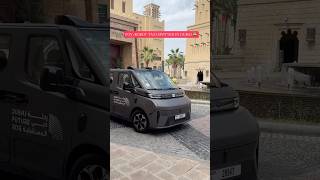 Dubai's future is here with driverless taxis 🚖 #dubai #car #taxi #dubaitaxi #shorts