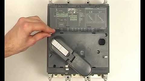 VIDEOMANUAL SACE Tmax T7  rotary handle operating mechanism direct - RHD