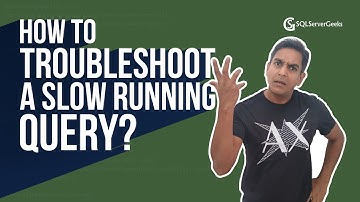 How to Troubleshoot a Slow Running Query in SQL Server by Amit Bansal (Recorded Webinar)