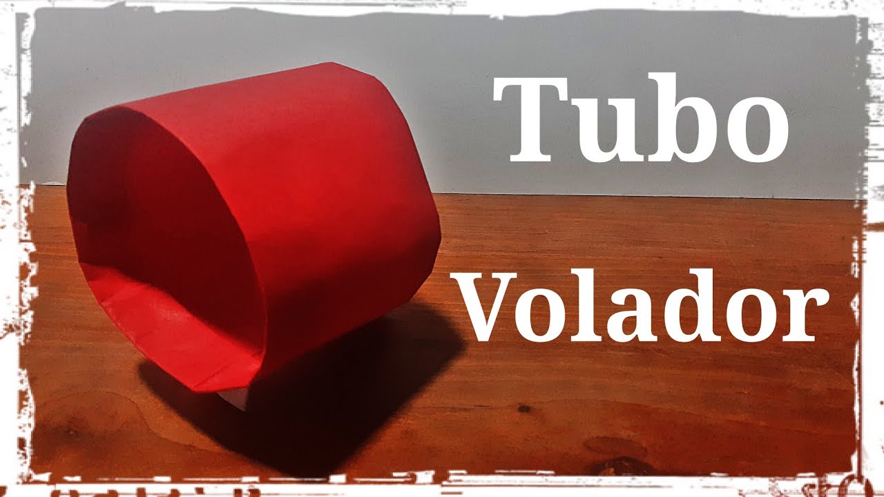 Tubo Volador de Papel Origami YouTube