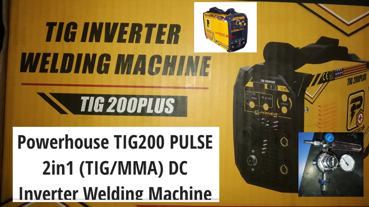 POWERHOUSE TIG INVERTER WELDING MACHINE 200A YouTube