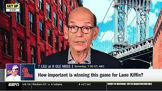 GET UP | Paul Finebaum backs Lane Kiffin to lead LSU to a crucial win over Ole Miss