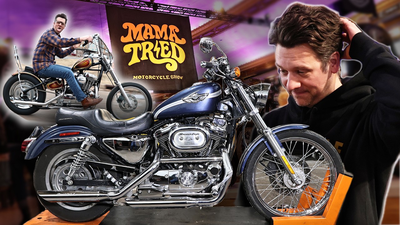 90s Harley Custom Show × Hooters Can I turn my 23 year-old Sportster into a show-class CHOPPER