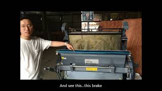 ML-1100 manual die cutting machine for paperboard