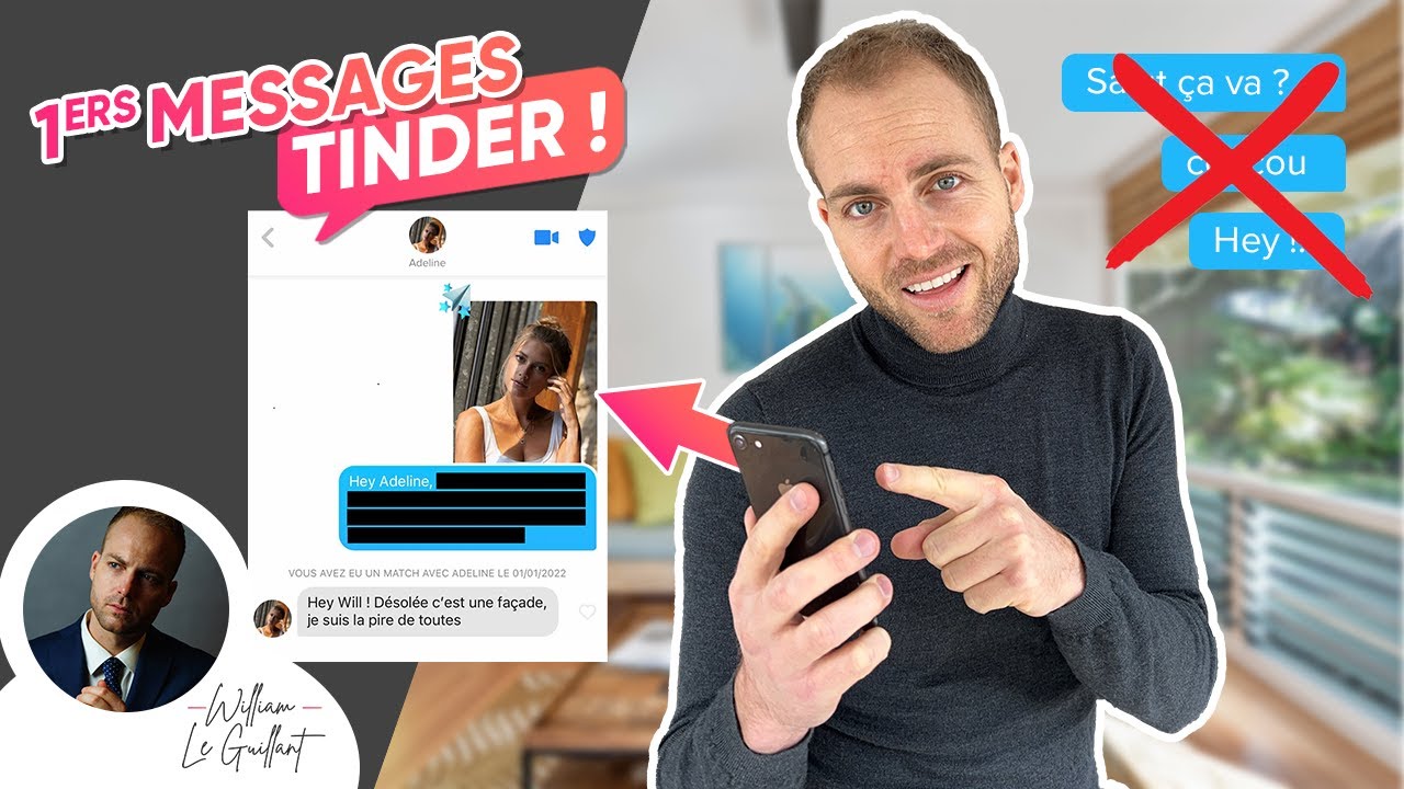 Ce premier MESSAGE Tinder m'a donné 697 réponses en 24H.. - YouTube
