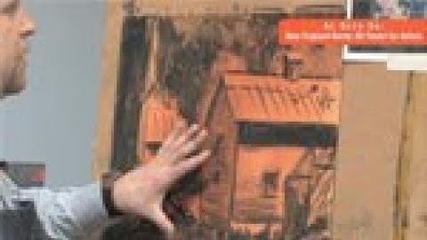 How to Add Gouache To A Barn Underpainting - with Artist Sean Dye