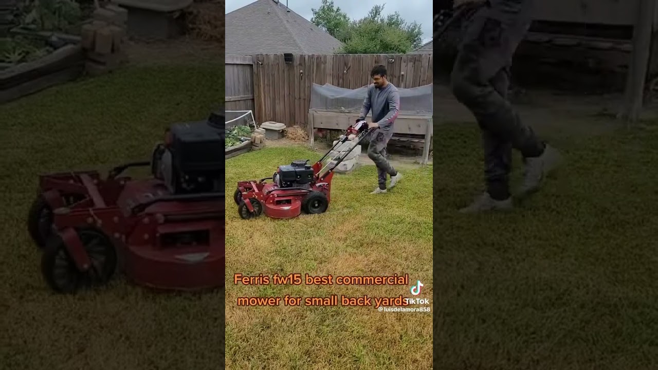 Best walk behind mower on the market in my opinion. The Ferris FW15 build quality is top notch.