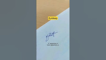 #kuldeep #signature #style #name #kletter