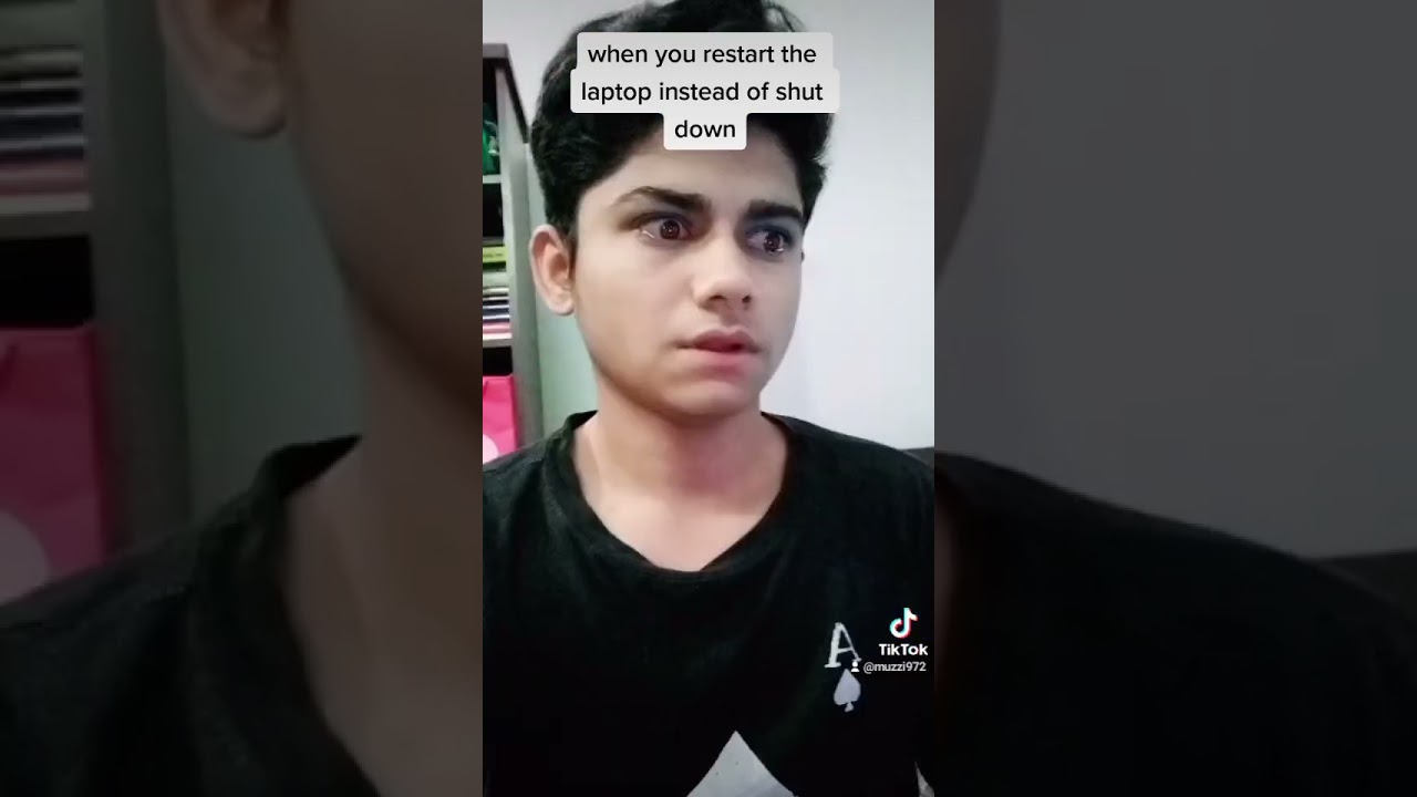 when you restart the laptop instead of shut down