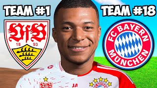 Was wäre, wenn MBAPPÉ bei jedem BUNDESLIGA CLUB spielen würde? 👀 image