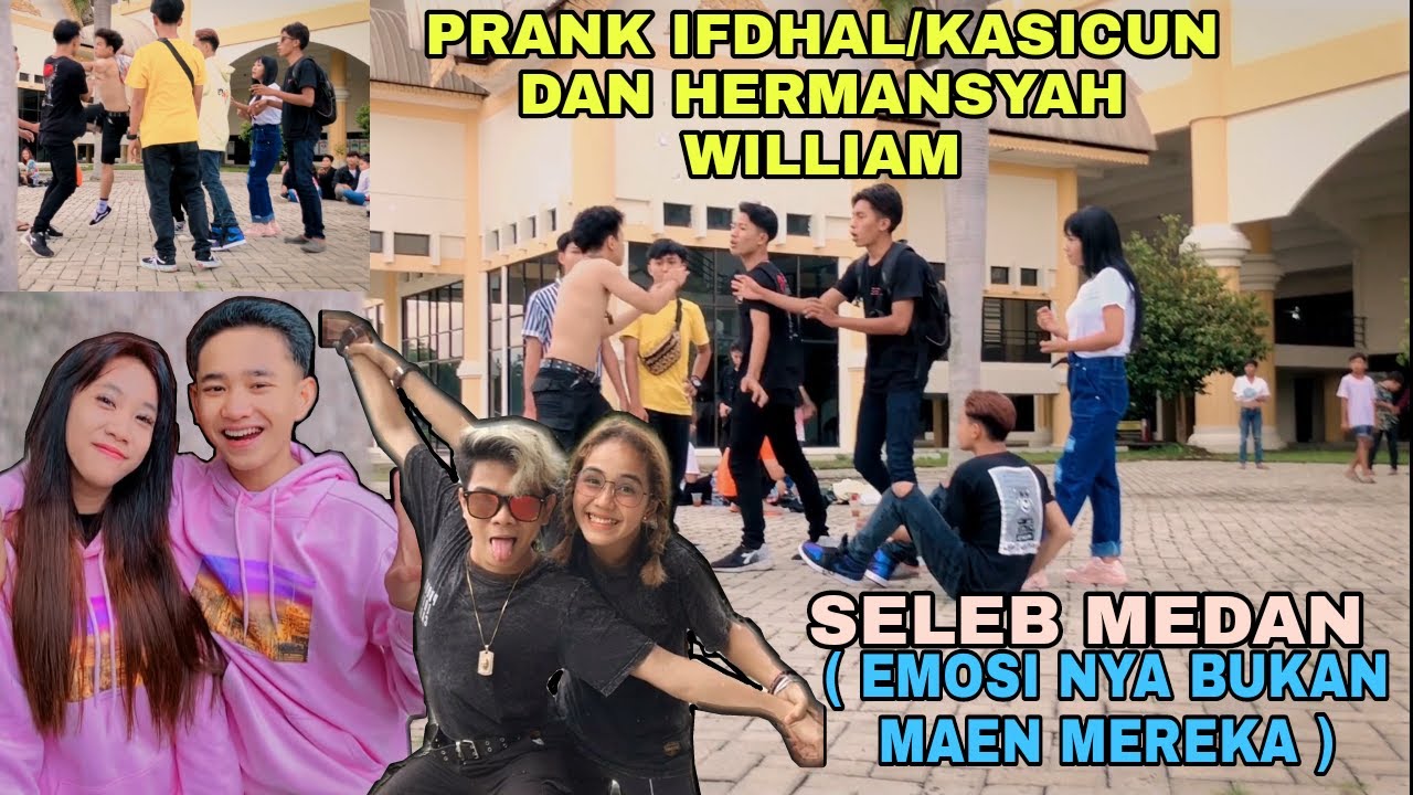 SAMPAI EM0SI ( IFDHAL/KASICUN DI PRANK ) HERMANSYAH JUGA TERBAWA SUASANA/PRANK SELEB MEDAN