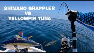 Can the Shimano Grappler Popping Rod Handle a Yellowfin Giant? Field Test with Shimano Stella Reel