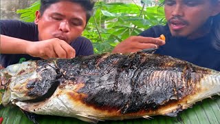 Inihaw na isda kainan sa likod bahay mapaparami ka nito ng kanin 😋😋😋