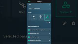 Windy - The spot screen