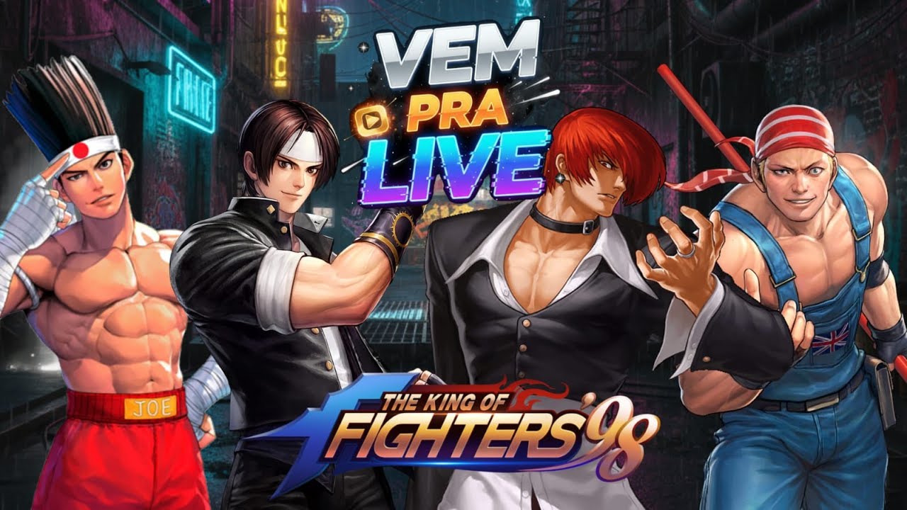 🔴AO VIVO: KOF 98'C Combos Insanos na sua telinha 🕹