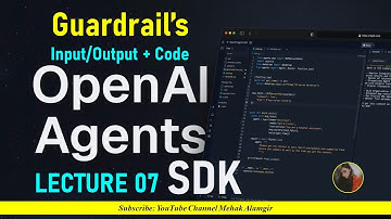 guardrails in openai agents sdk  | input & output guardrails