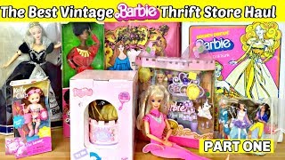 The Best Thrift Store Doll Haul- Vintage Barbie Collection Haul Part 1!!! pinkbeautyfox06💖