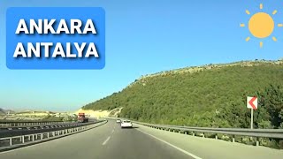 ANKARA'dan ANTALYA'ya Araba Yolculuğu - #YolVideosu