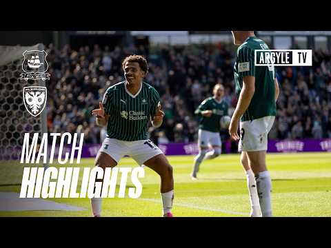 Match Highlights | Argyle v AFC Wimbledon