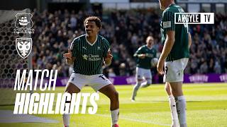 Plymouth Argyle vs AFC Wimbledon highlights