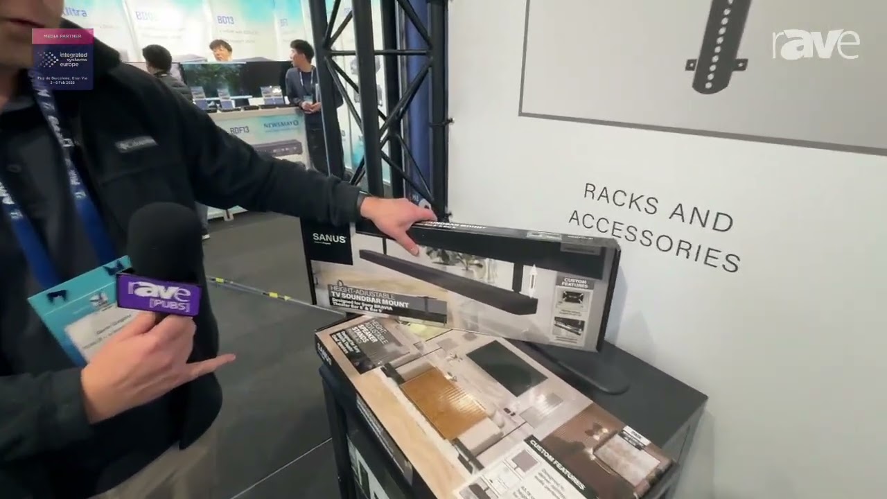 ISE 2026: SANUS Exhibits Universal Sonos and Sony Speaker Stand Solutions