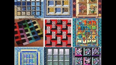Free Attic Window Quilt Patterns: Create Fabric Views
