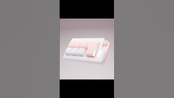 Blender 3D Modeling Keyboard