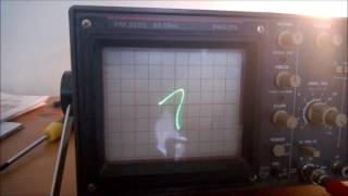 How to draw a mushroom on an oscilloscope - Philips PM3209
