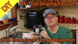 Fix Your Delta Kitchen Faucet With Ease! DIY Cartridge Replacement Made Simple!