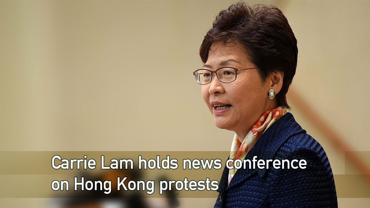 Live: Carrie Lam holds news conference to urge end to violence 香港特区行政长官林郑月娥举行发布会