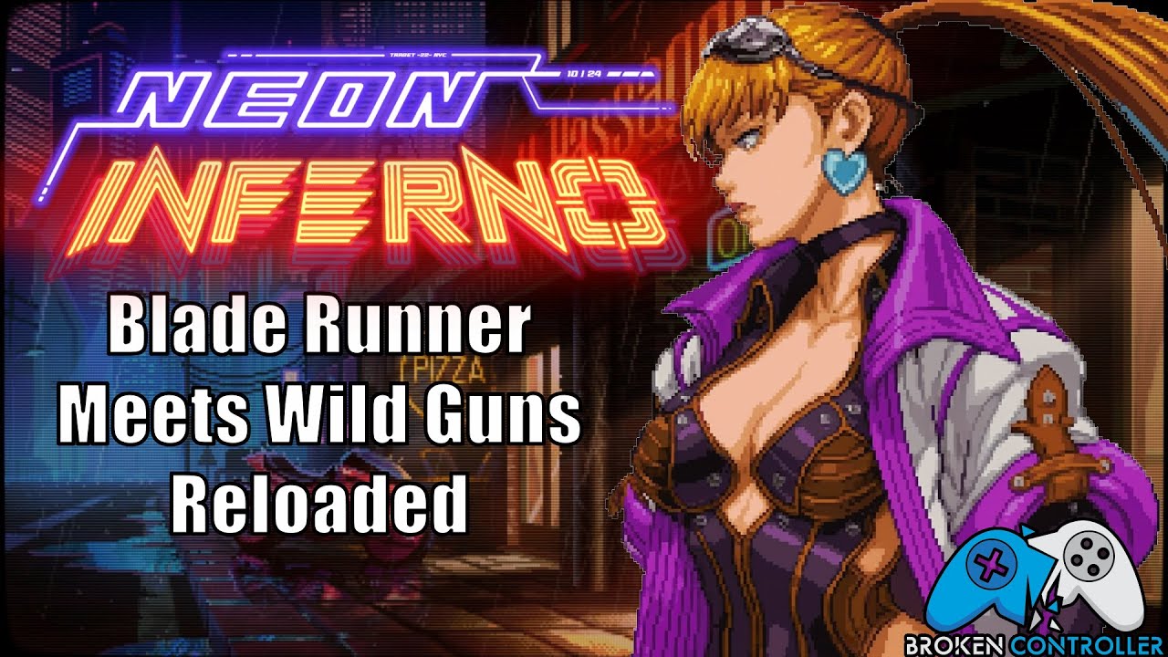 Обзор Neon Inferno — «Бегущий по лезвию» встречает Wild Guns Reloaded