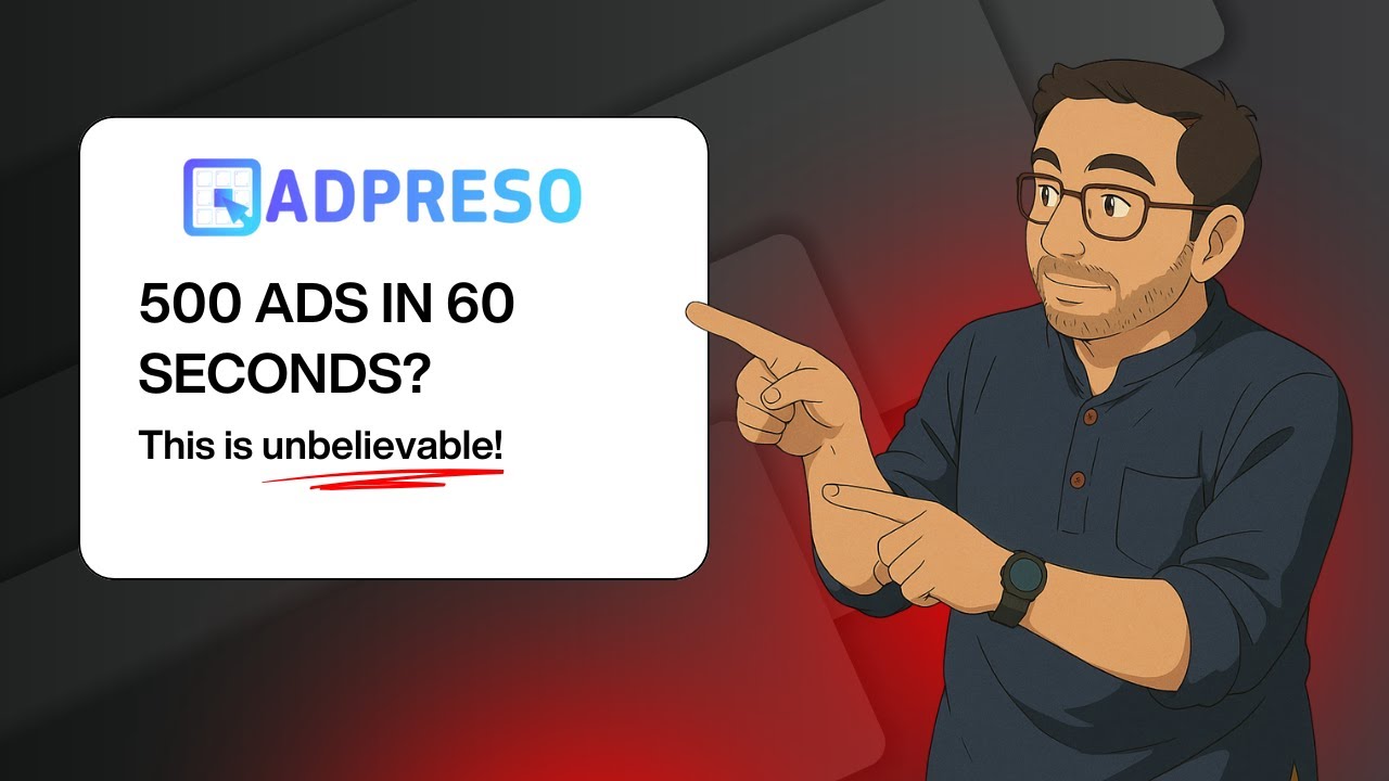AdPreso AI Review: 500 Meta Ad Creatives in 60 Seconds (Demo + Honest Verdict)