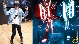 Beat Saber 360 Mode on Oculus Quest  is Fantastic!