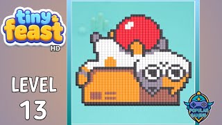 Tiny Feast Level 13: Gameplay Solution