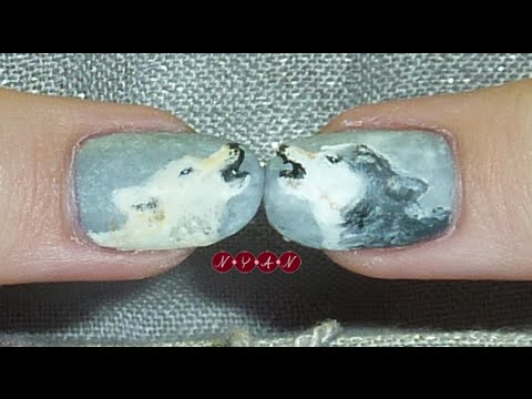 Wolf Nail Art Tutorial You Wolf Nail Art Tutorial