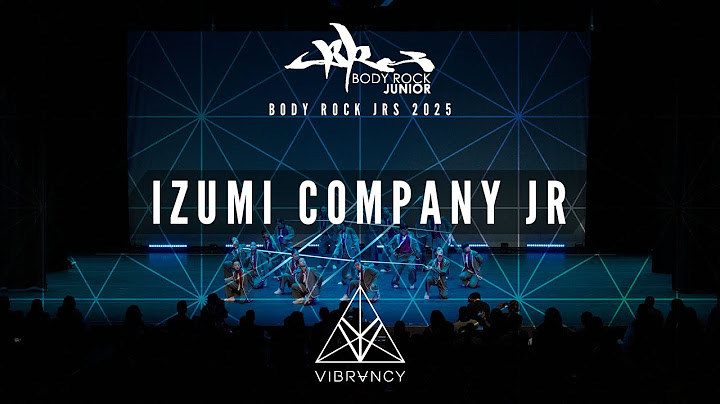 [2nd Place] Izumi Company Jr (Japan) | Body Rock Junior 2025 [@VIBRVNCY 4K]