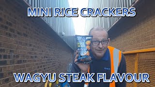 Reviewing Mini Rice Crackers Wagyu Steak Flavour
