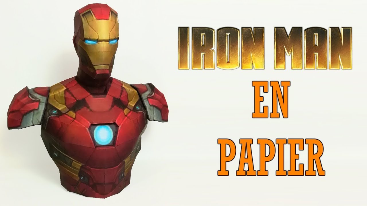 Minecraft Papercraft Iron Man