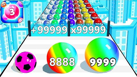 Play Tiktok Mobile Game Video Ball Run 2048, AZ Run Top Gameplay Walkthrough iOS,Android All LEVELS